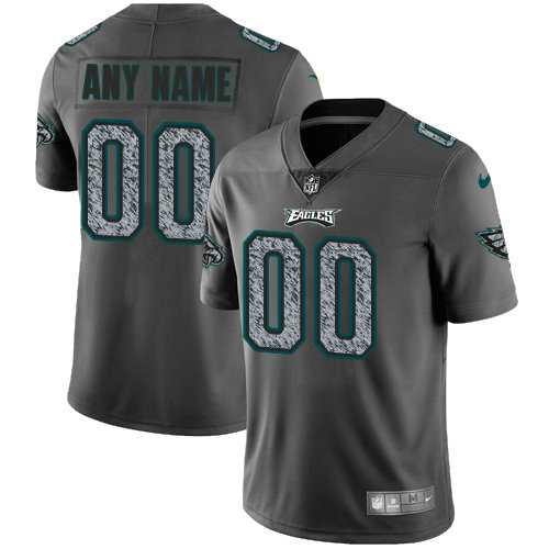 Customized Men's Nike Eagles Gray Static Vapor Untouchable Limited Jersey,We sell and wholesale Customized Men's Nike Eagles Gray Static Vapor Untouchable Limited Jersey on line form chian!